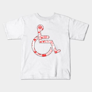 Whelchair Sign Kids T-Shirt